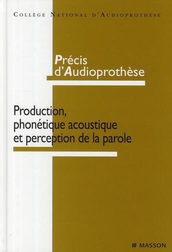 Couverture du livre « Précis d'audioprothèse » de College aux éditions Elsevier-masson