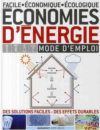 Couverture du livre « Économie d'énergie ; transformer soi-même sa maison » de Jackson-A+Day-D aux éditions Marabout