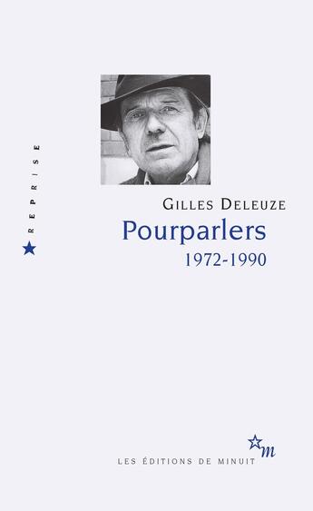 Couverture du livre « Pourparlers » de Gilles Deleuze aux éditions Minuit