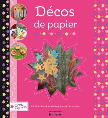 Couverture du livre « Décos de papier » de  aux éditions La Martiniere Jeunesse