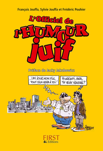 Couverture du livre « L'Officiel de l'humour juif » de Francois Jouffa et Frederic Pouhier aux éditions First