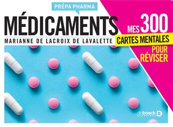 Couverture du livre « Médicaments » de Marianne De Lacroix De Lavalette aux éditions De Boeck Superieur