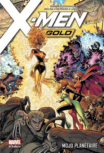 Couverture du livre « X-Men gold Tome 2 : mojo planétaire » de Jorge Molina et Marc Guggenheim et Mike Mayhew et Ken Lashley aux éditions Panini