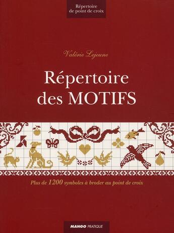 Couverture du livre « Répertoire des motifs » de  aux éditions Mango