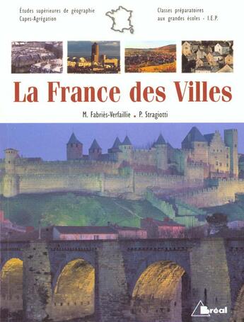 Couverture du livre « La france des villes » de Verfaillie aux éditions Breal