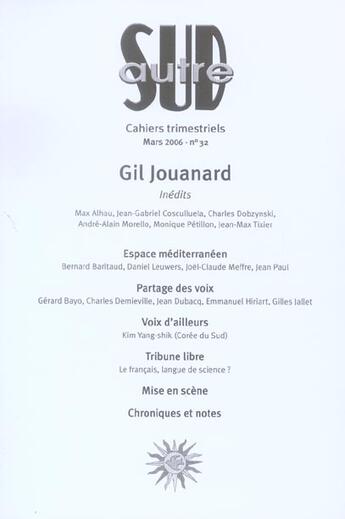 Couverture du livre « Gil Jouanard » de  aux éditions Autres Temps