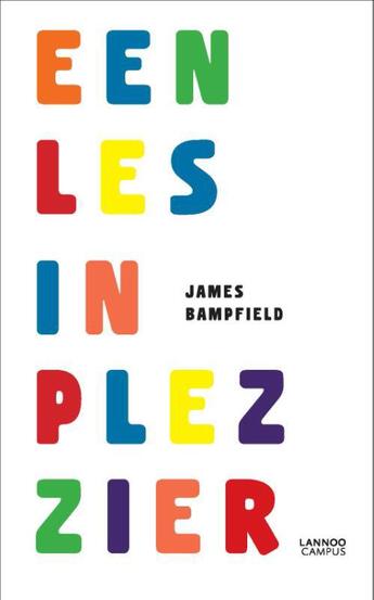 Couverture du livre « Een les in plezier » de James Bampfield aux éditions Terra - Lannoo, Uitgeverij