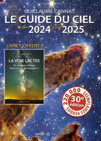 Couverture du livre « Le guide du ciel (édition 2024/2025) » de Guillaume Cannat aux éditions Amds