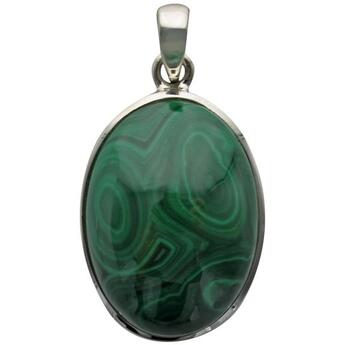 Couverture du livre « Pendentif avec carte malachite argent - tranche 2,5 a 3 cm » de  aux éditions Dg-exodif