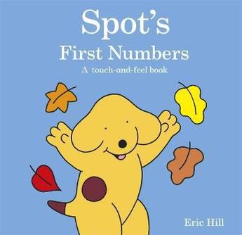 Couverture du livre « Spot's first numbers » de Eric Hill aux éditions Warne Frederick