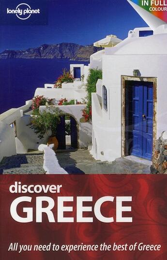 Couverture du livre « Discover Greece » de Miller Korina aux éditions Lonely Planet France