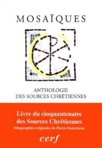 Couverture du livre « Mosaiques » de Doutreleau Louis aux éditions Cerf