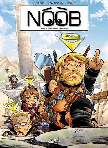 Couverture du livre « Noob t.4 : les crédits ou la vie » de Fabien Fournier et Philippe Cardona et Florence Torta aux éditions Soleil