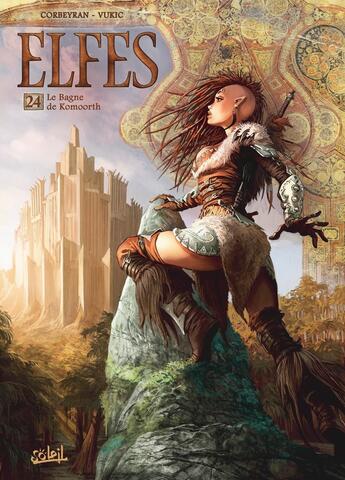 Couverture du livre « Elfes Tome 24 : le bagne de Komoorth » de Eric Corbeyran et Bojan Vukic aux éditions Soleil