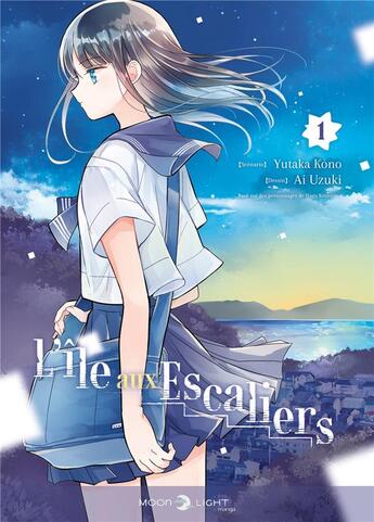 Couverture du livre « L'île aux escaliers Tome 1 » de Yutaka Kono et Ai Uzuki aux éditions Delcourt