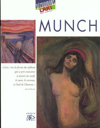 Couverture du livre « Munch » de  aux éditions Cercle D'art