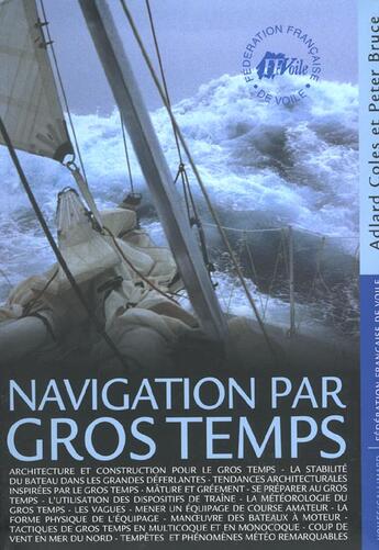 Couverture du livre « Navigation par gros temps » de Coles/Bruce aux éditions Gallimard-loisirs
