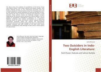 Couverture du livre « Two outsiders in indo-english literature: » de Bharvani Lalita aux éditions Editions Universitaires Europeennes
