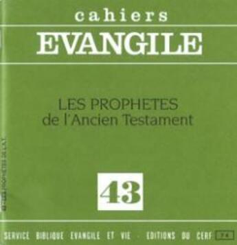 Couverture du livre « CAHIERS DE L'EVANGILE » de Collin M aux éditions Cerf