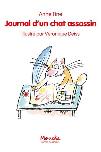 Couverture du livre « Journal d'un chat assassin » de Veronique Deiss et Anne Fine aux éditions Ecole Des Loisirs