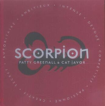 Couverture du livre « Scorpion » de Patty Greenall et Cat Javor aux éditions Albin Michel