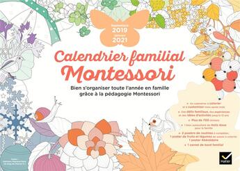 Couverture du livre « Calendrier familial Montessori ; septembre 2019 - janvier 2021 » de Maurand Soler K. aux éditions Hatier