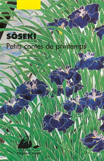Couverture du livre « Petits contes de printemps » de Soseki aux éditions Picquier
