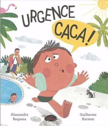 Couverture du livre « Urgence caca ! » de Alessandra Requena aux éditions Les Malins