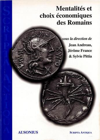 Couverture du livre « Mentalites et choix economiques des romains » de Andreau/France aux éditions Ausonius