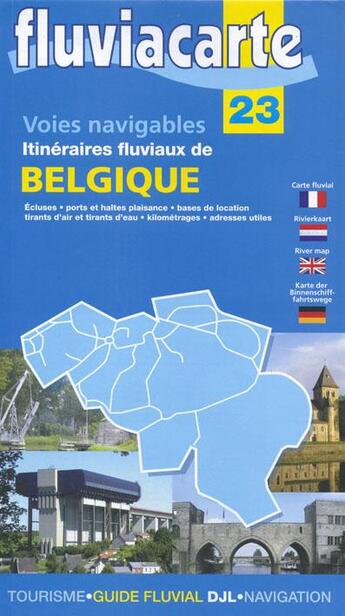 Couverture du livre « Belgique-itineraires fluviaux » de  aux éditions Fluviacarte