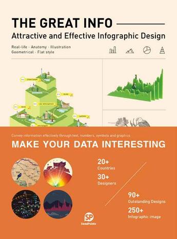 Couverture du livre « The great info attractive and effective infographic design » de  aux éditions Sendpoints