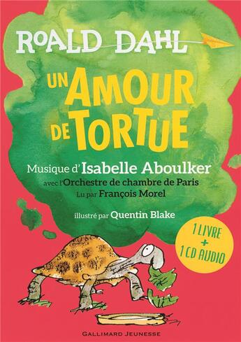 Couverture du livre « Un amour de tortue livre-cd » de Roald Dahl aux éditions Gallimard-jeunesse