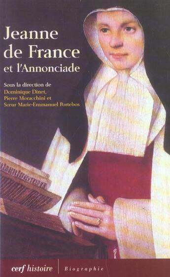 Couverture du livre « Jeanne de france et l'annonciade » de Pierre Moracchini aux éditions Cerf