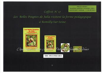 Couverture du livre « Les belles poupées de Julia visitent la ferme pédagogique de Romilly sur Seine » de Julia-Josepha-Patricia Sanchez aux éditions Croire Savoir Vouloir