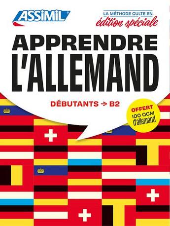 Couverture du livre « Apprendre l'allemand : A1>B2 » de Bettina Schodel Amirkhosrovi aux éditions Assimil