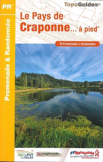 Couverture du livre « Le pays de Craponne... à pied (édition 2017) » de  aux éditions Ffrp