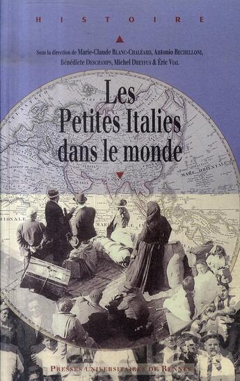 Couverture du livre « Les petites italies dans le monde » de  aux éditions Pu De Rennes