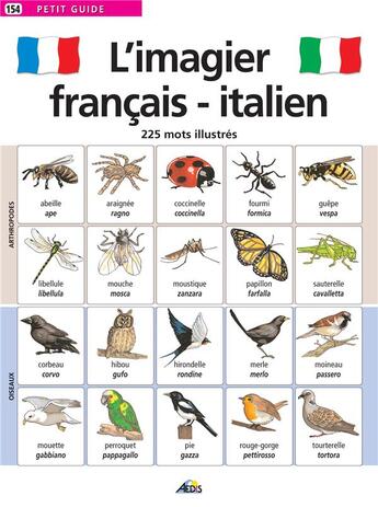 Couverture du livre « L'imagier français/italien » de  aux éditions Aedis