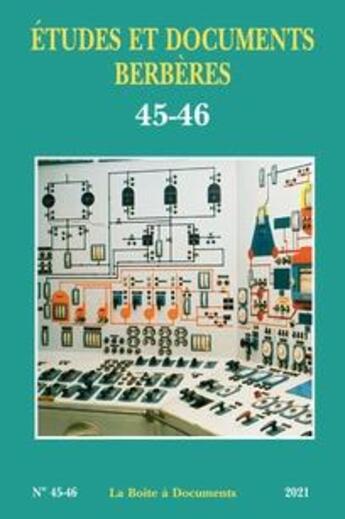 Couverture du livre « Etudes et documents berbères 45-46 » de  aux éditions La Boite A Documents