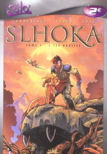 Couverture du livre « Slhoka T.1 ; l'île oubliée » de Ulrig Godderidge et Adrien Floch aux éditions Soleil