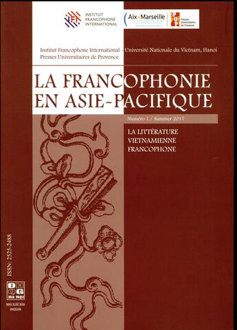 Couverture du livre « La littérature vietnamienne francophone » de Tu Lap Ngo aux éditions Pu De Provence