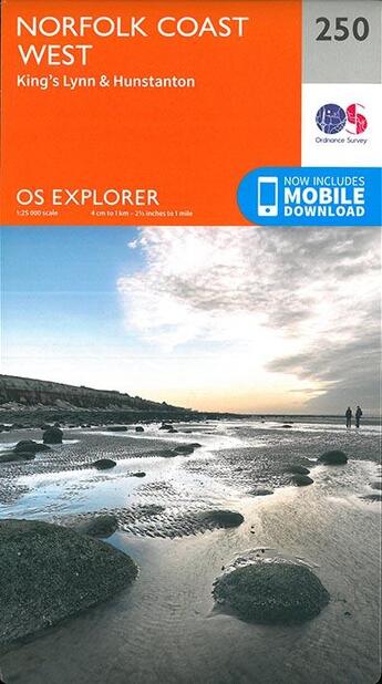 Couverture du livre « Norfolk coast west » de  aux éditions Ordnance Survey