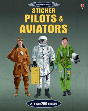 Couverture du livre « Pilots and aviators ; stickers » de Jerome Martin aux éditions Usborne