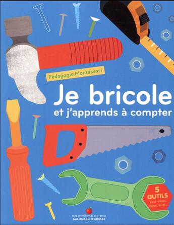 Couverture du livre « Je bricole et j'apprends à compter » de  aux éditions Gallimard-jeunesse