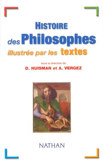 Couverture du livre « Histoire des philosophes » de Le Strat/Huisman aux éditions Nathan