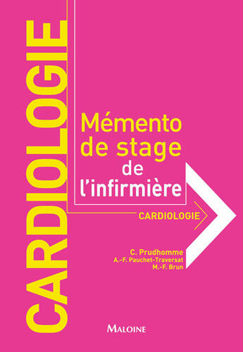 Couverture du livre « Cardiologie - msi » de Prudhomme Ch. aux éditions Maloine