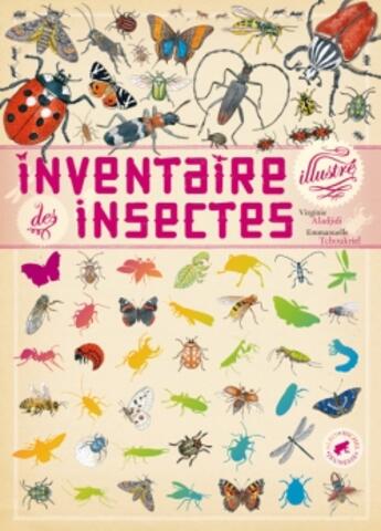 Couverture du livre « Inventaire illustré des insectes » de Virginie Aladjidi et Emmanuelle Tchoukriel aux éditions Albin Michel