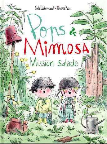 Couverture du livre « Pops et Mimosa » de Thomas Baas et Emile Cucherousset aux éditions Actes Sud