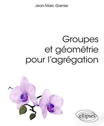 Couverture du livre « Groupes et geometrie pour l'agregation » de Garnier aux éditions Ellipses Marketing