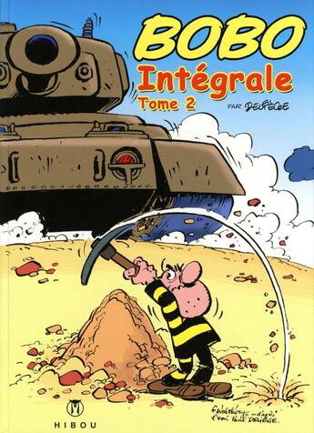 Couverture du livre « Bobo ; Intégrale vol.2 » de Paul Deliege aux éditions Hibou